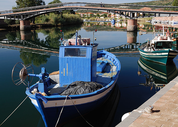 Bosa harbour
