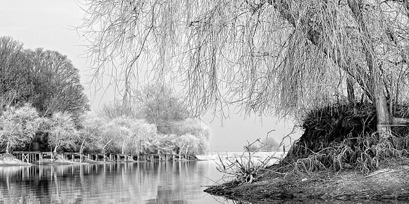 Low water at Clattercote Reservoir