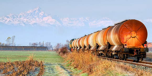 Via Sprina rail crossing