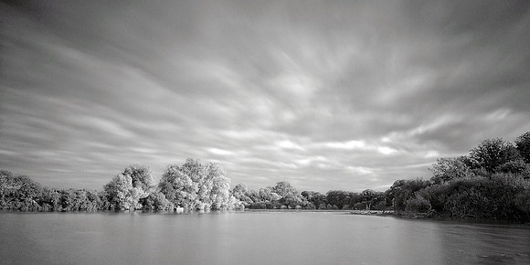 Tringford Reservoir monochrome