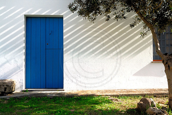 Blue door
