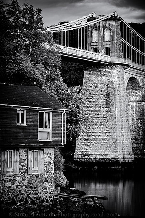 Beneath the Menai Bridge