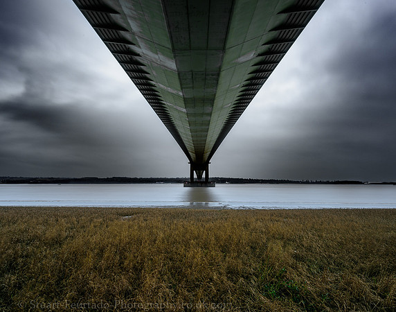 Beneath the Humber Bridge