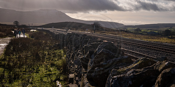 Ribbell Head towards Ingleborough