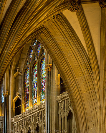 Wells Cathedral, stained glass
